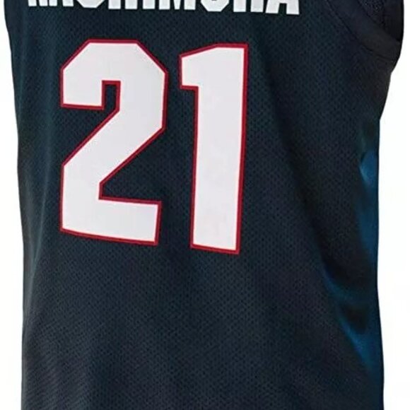 3XL Gonzaga Bulldogs Rui Hachimura #21 Retro Brand Navy Official NCAA Game Jerse - Picture 2 of 3